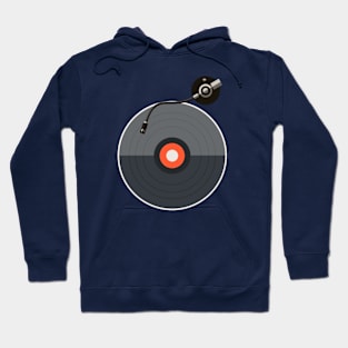 Turntable Vinyl Revord Player Hoodie